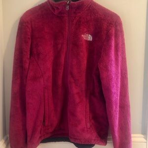 North Face Women’s Fleece Zip Jacket Pink M/M